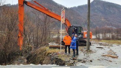 Cotele de pericol pe râurile Motru și Lotru sunt în scădere!