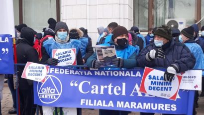 Continuă protestele organizate de Cartel Alfa!