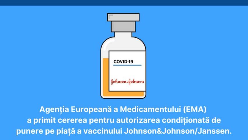 ROVaccinare: Vaccinul Johnson&Johnson ar putea fi autorizat în prima parte a lunii martie