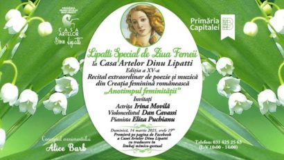 Casa Artelor Dinu Lipatti prezintă ”Anotimpul feminității”, în premieră online!