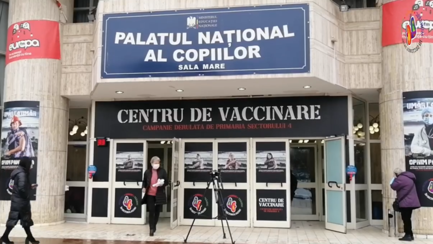 Sector 4: Un nou centru de vaccinare, deschis la Palatul Copiilor