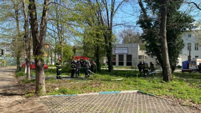 Exercițiu de simulare incendiu la Institutul de Pneumoftiziologie „Marius Nasta”