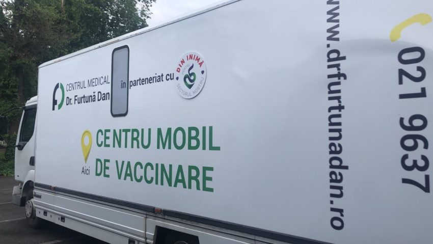 Primul Centru Mobil de Vaccinare din Bucureşti, disponibil în Sectorul 5