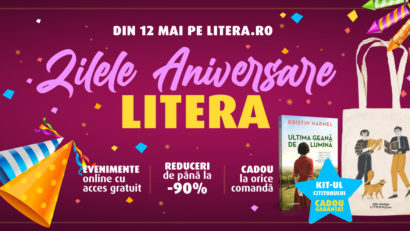 Editura Litera sărbătorește 32 de ani cu 5 zile de evenimente speciale, reduceri la cărți și cadouri garantate