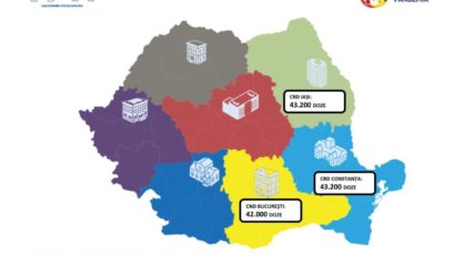 128.400 doze de vaccin Moderna sosesc mâine în țară