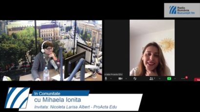 VIDEO: Larisa Albert, președintele Asociației ProActa EDU – „Este necesar să avem psihologi în școli”