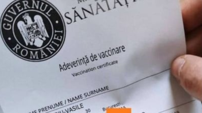 CERT-RO atrage atenţia asupra unei campanii cu oferte de falsificare a adeverinţei de vaccinare