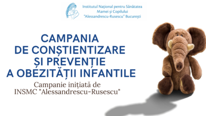 Campanie de conştientizare şi prevenţie a obezităţii infantile!