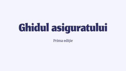 CNAS a lansat Ghidul asiguratului