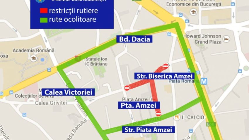 Restricții de circulație, cu ocazia Zilei Naționale a Franței!