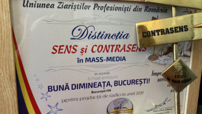 Matinalul București FM, premiat de UZPR!