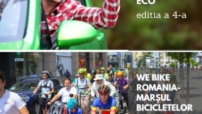 Bucureştenii sunt invitaţi sâmbătă la Marşul maşinilor eco friendly şi Marşul bicicletelor şi trotinetelor