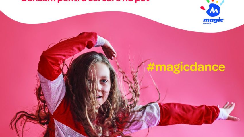 La împlinirea a 7 ani de activitate, Asociația Magic lansează provocarea #magicdance pe TikTok!