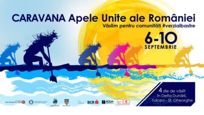 Caravana Apele Unite ale României – tură de vâslit lent în Delta Dunării!