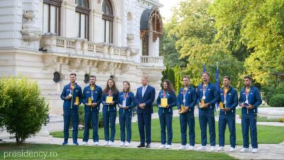 Iohannis i-a decorat pe sportivii medaliaţi la Tokyo