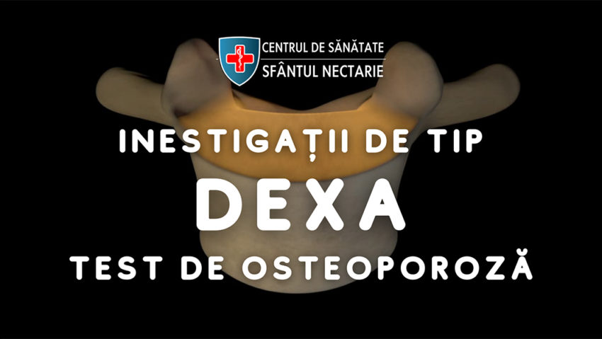 Investigație de tip DEXA la Centrul de Sănătate „Sfântul Nectarie”!