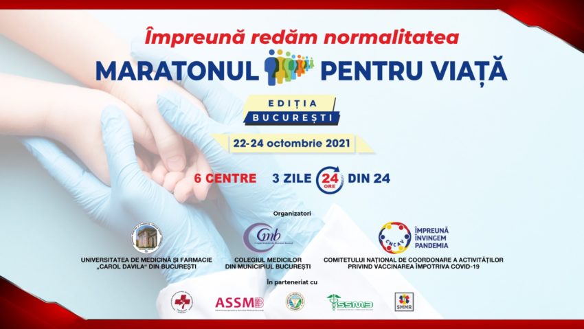 Maratonul vaccinării pentru viață, în Capitală