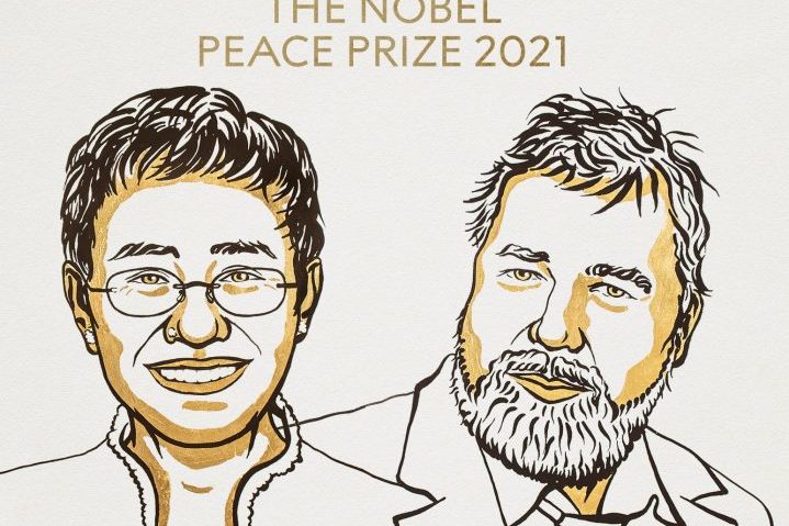 Maria Ressa şi Dmitri Muratov au câştigat Premiul Nobel pentru pace!