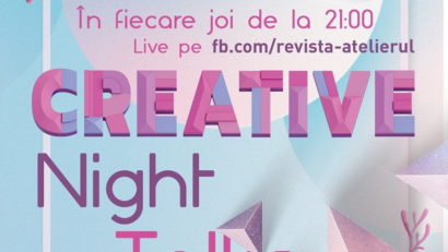 Despre design şi comunitate creativă la conferințele online Creative Night Talks din noiembrie