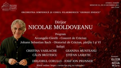 Concerte de Crăciun susţinute de orchestra simfonică a Filarmonicii „George Enescu” la Ateneul Român!