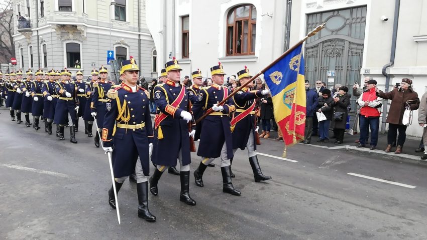 Repetiția generală pentru parada militară de 1 Decembrie!