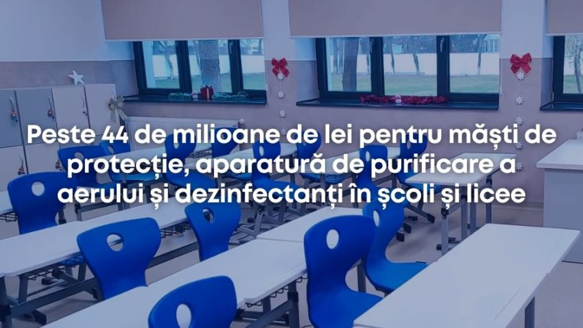 Școlile gimnaziale și liceele din Sectorul 6, dotate cu aparatură performantă și cu echipamente de protecție împotriva COVID-19!