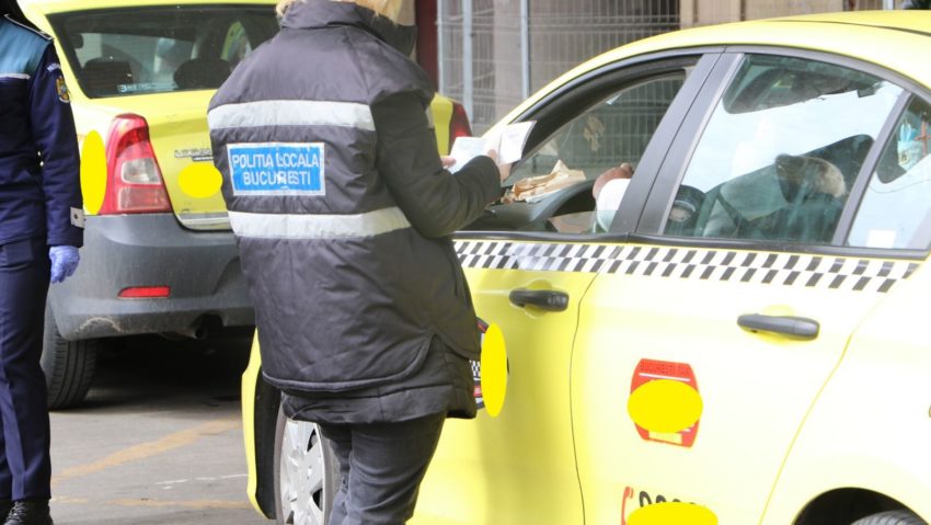 Controale TAXIuri, in Bucureşti