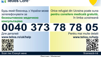 Linie telefonică gratuită pentru servicii medicale, destinată refugiaţilor din Ucraina