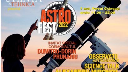 AstroFest 2022, Festivalul de Explorare Spațială și Astronomie, are loc în Parcul Crângaşi din Capitală