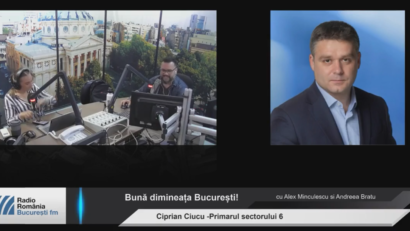 VIDEO: Ciprian Ciucu – „În Sectorul 6 sunt probleme în această perioadă cu apa caldă”!