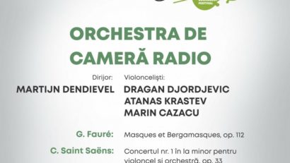 Primul festival de violoncele din România – CellEAST – se încheie la Sala Radio!