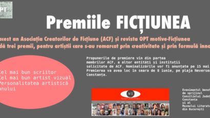 ACF anunță instituirea Premiilor FICȚIUNEA!