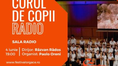 Cea mai mari orgă din România acompaniază Corul de Copii Radio!