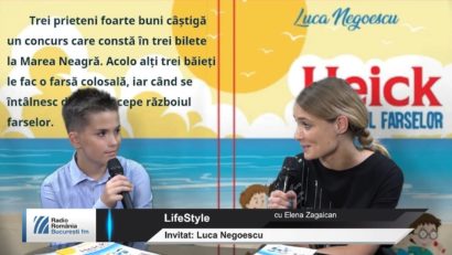 VIDEO: Luca Negoescu, micul autor de cărți