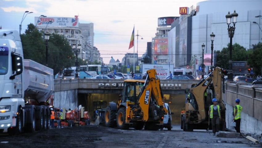 Lucrările la Pasajul Unirii se apropie de final!