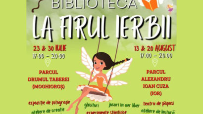 „Biblioteca la firul ierbii” revine în parcurile din Bucureşti