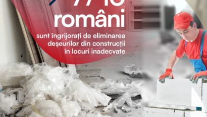 Studiu: Deșeurile din domeniul construcțiilor alarmează românii!