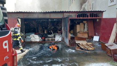 Incendiu la o anexa lipita de cladirea Operei Nationale