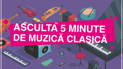 Din 19 septembrie, proiectul “Ascultă 5 minute de muzică clasică” revine în școlile din România