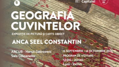 Geografia cuvintelor – expoziție de pictură și carte obiect