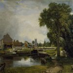 John Constable, ‘Dedham Lock and Millâ