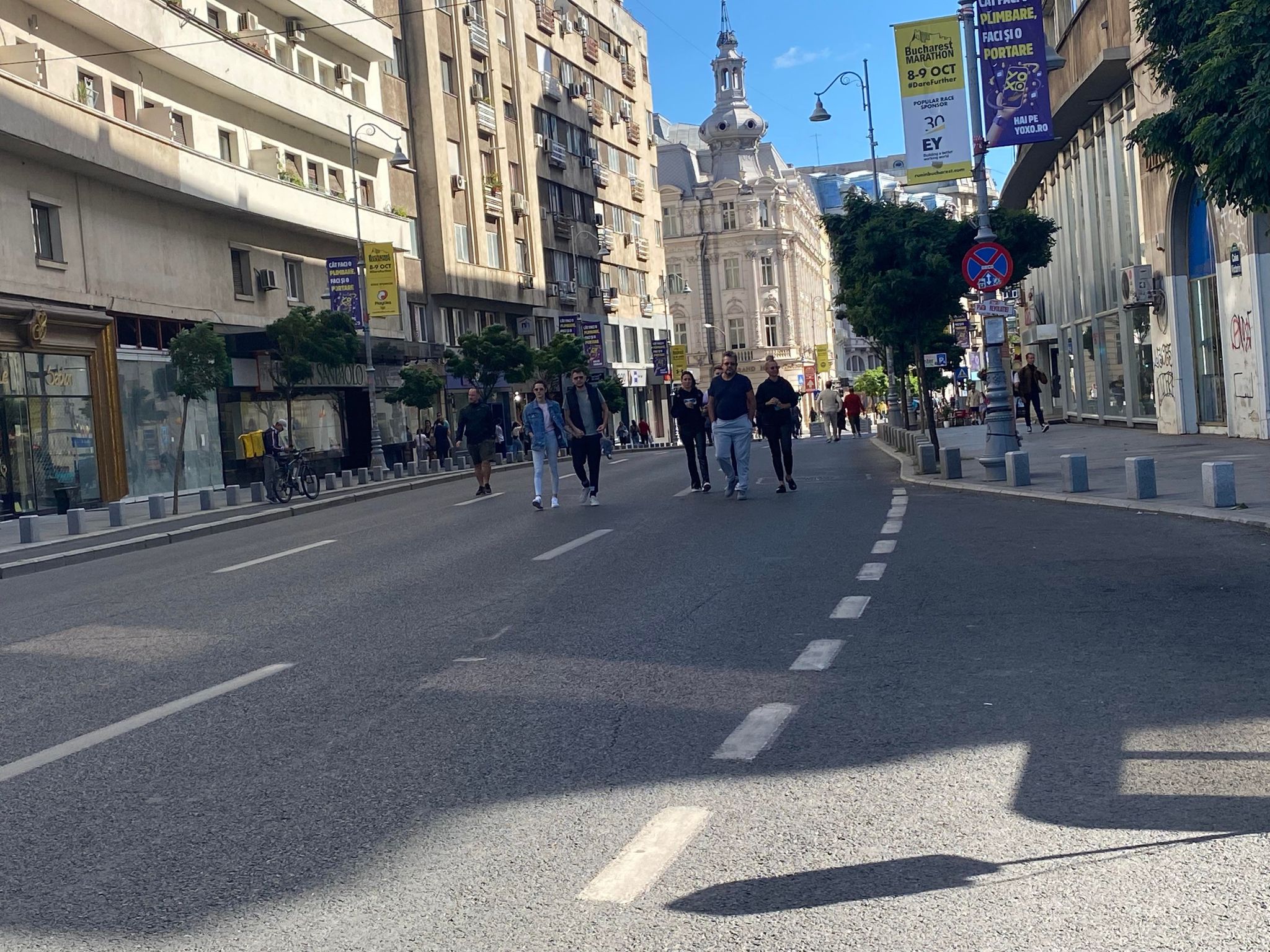 Ultima zi de promenadă pe Calea Victoriei