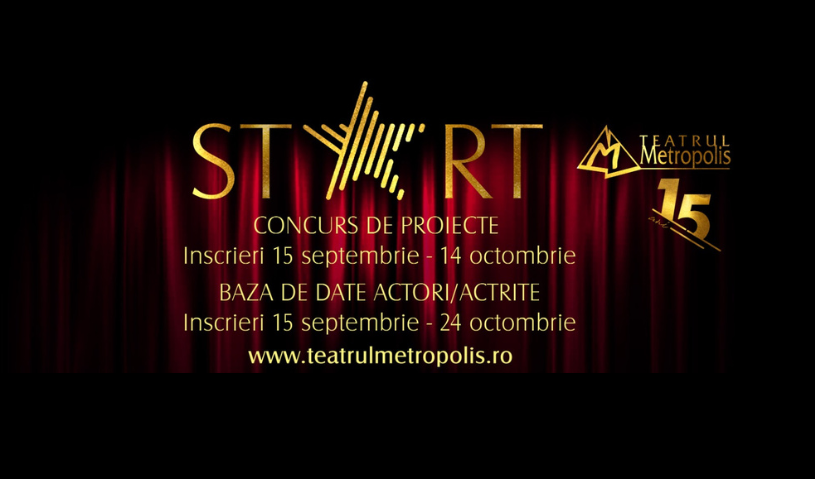 Teatrul Metropolis lansează concursul de proiecte pentru tinerii absolvenți de teatru