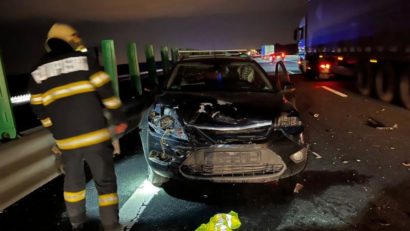 ACCIDENT pe A2! Vizibilitate scazuta, pe autostrăzile A1 București-Pitești și A2 București-Constanța