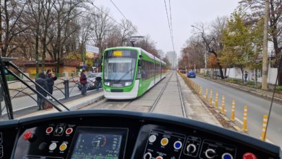 Avansează lucrările de modernizare a șinelor de tramvai de la intrarea în Depoul Titan!