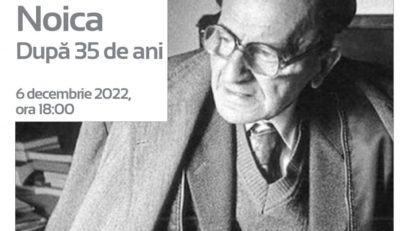 „Noica – După 35 de ani”: Andrei Pleșu în dialog cu Sorin Antohi!