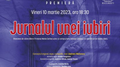 „Jurnalul unei iubiri”, premieră de teatru-dans-multimedia pe scena ONB!