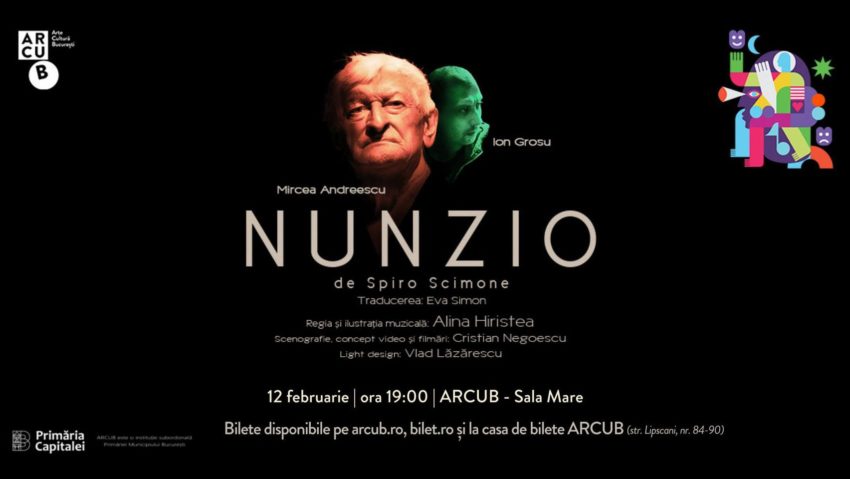 Spectacolul de teatru „Nunzio”, pe scena ARCUB!