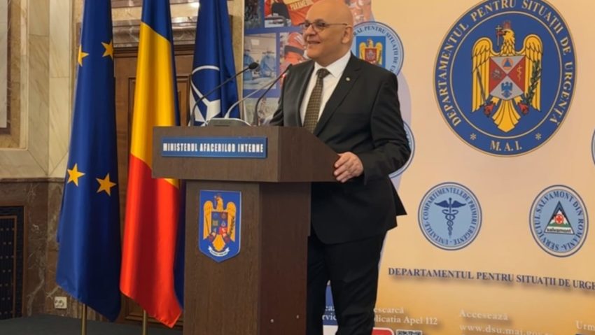 Ceremonie de acordare a Emblemei de Onoare a Departamentului pentru Situaţii de Urgenţă