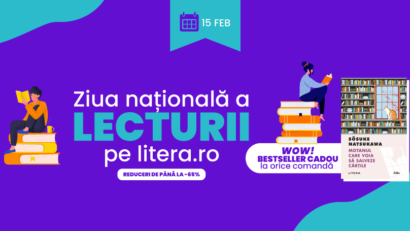 Sărbătorește „Ziua Națională a Lecturii“ împreună cu Editura Litera